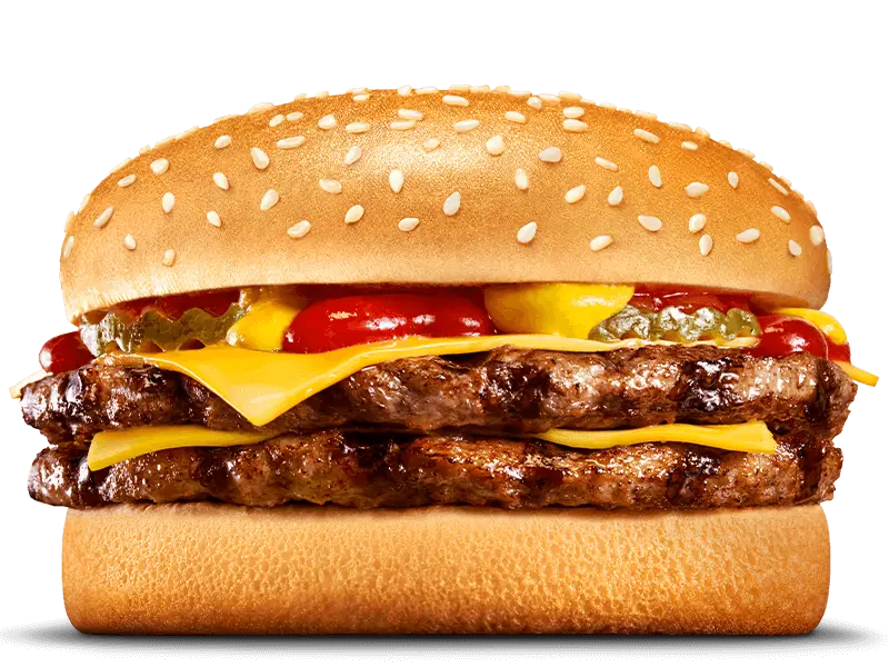 Hungry Jack's Double Cheeseburger