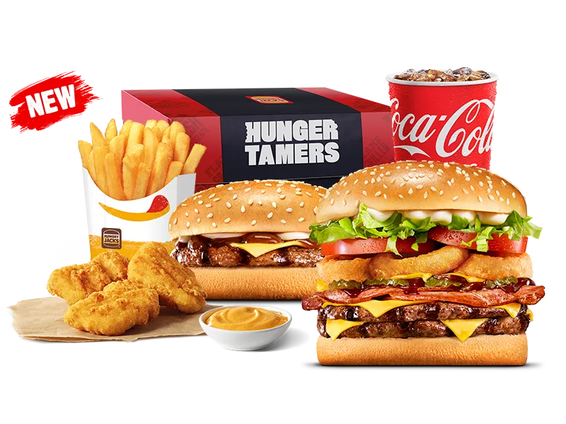 Hungry Jack's Double Cowboy Whopper Hunger Tamers