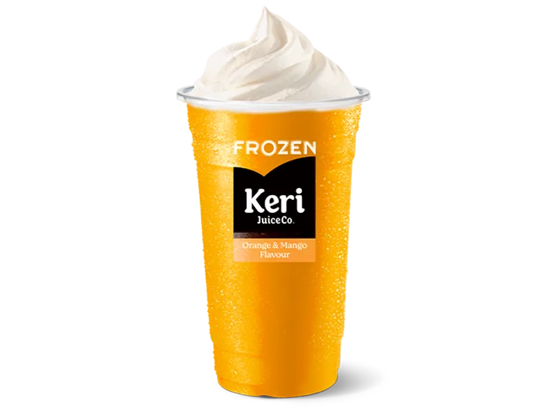 Hungry Jack's Frozen Keri Orange & Mango Spider