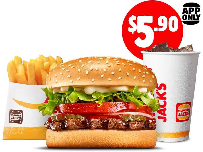 Hungry Jack's Whopper Junior Small Value Meal